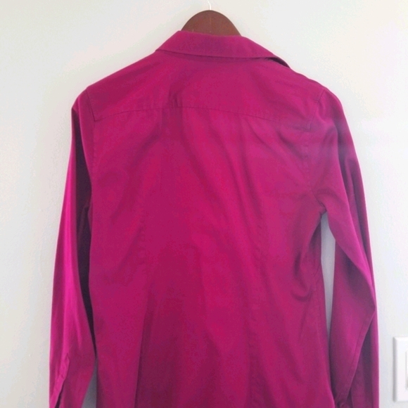 BR fushia colored button up shirt - Picture 2 of 3